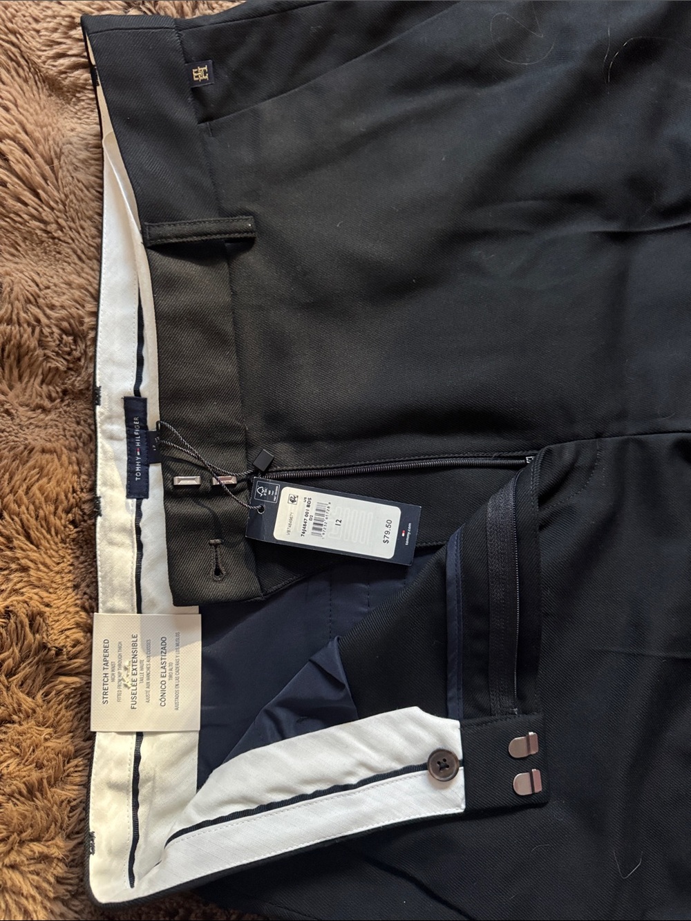 Tommy Hilfiger Black Women's Dress Pants - Sleek Tailored Look
